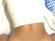 Thick Asian Teen With 40 inch Ass Sucks Cock While Showing Her Thick Asian Thighs 4/16