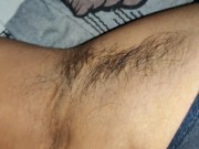 she really enjoyed licking her hairy armpits 1/16