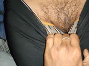 she really enjoyed licking her hairy armpits 14/16