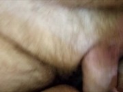 Gaping of both mature holes close up, or hard fucking bitch wife in pussy and mouth! 14/16