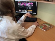 Школьница вместо получения знаний, получает член. 4К 1/16