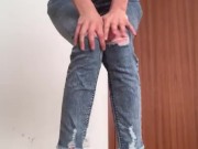 couldnt hold it anymore and piss down my legs 11/16