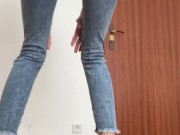 couldnt hold it anymore and piss down my legs 3/16