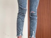 couldnt hold it anymore and piss down my legs 7/16