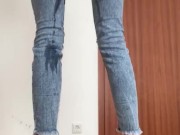 couldnt hold it anymore and piss down my legs 8/16