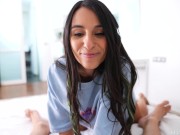 Step brother with big fat dick makes his small stepsister squirts & cum with multiple orgasms 3/16