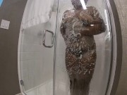 Big daddy takes me in the shower 11/16