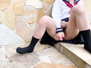 お外でこっそり大量潮吹き 12/16