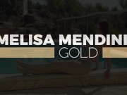 Melisa Mendini Pantyhose tease MelisaMendini-Gold 2/16