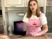 Deep bikini waxing, to a dude with a big dick, the client could barely stand it. 6/16