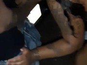 ThotWife Getting Bussed Down Outside of Party 10/16