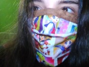 PinkMoonLust Pees Public Restroom Bathroom Dirty Tongue Happy Horny Hairy Onlyfans Slut Camgirl Piss 1/16