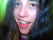 PinkMoonLust Pees Public Restroom Bathroom Dirty Tongue Happy Horny Hairy Onlyfans Slut Camgirl Piss 15/16