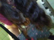 PinkMoonLust Pees Public Restroom Bathroom Dirty Tongue Happy Horny Hairy Onlyfans Slut Camgirl Piss 5/16