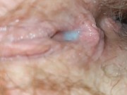 Removing condom for risky Creampie Glory Hole 15/16