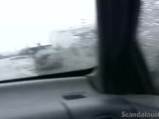 Sexy Babe In A Car 2/16