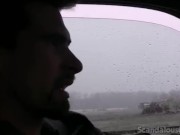 Sexy Babe In A Car 9/16