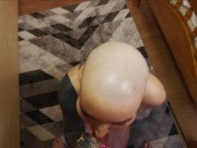 Alternative shaved head chick sucks and fucks like crazy - Hayley Hazard POV 4/16