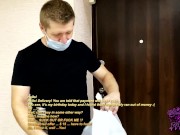 Girl fucked by sushi delivery guy and cum on ass AnnyCandyPainboy 2/16