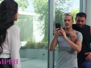 Bi-Empire - Silvia Saige Fucks With Her Roommate Sherman Maus And His BF Ricky Larkin 2/16