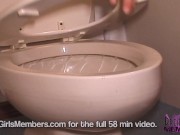 Natural Blonde Pees And Does Risky Public Pussy At A Library 8/16