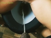 Male & Female Pissing Together in Toilet 9/16