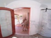 VR BANGERS Busty Delivery Girl Fucks To Keep Her Job VR Porn 2/16