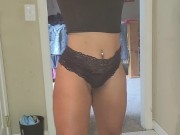 Part one bat teaser spitting on my bat and body then peeing myself and wiping off with my panties 1/16