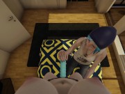 Chloe Price gets fingered and POV fucked with a strapon - Life is Strange Hentai. 1/16