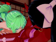 Meru getting strapon fucked in pink lingerie - Meru the Succubus Hentai. 4/16