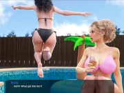 44 - Milfy City - v0.6e - Part 44 - hold her breath and blowjob my cock under water (dubbing) 4/16