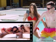 PrivateBlack - Dick Sharing Babes Talia Mint And Anya Krey Drain First BBC! 4/16