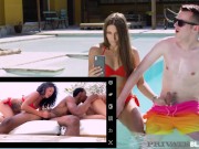 PrivateBlack - Dick Sharing Babes Talia Mint And Anya Krey Drain First BBC! 5/16