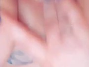 Touching my fat pussy in bath 15/16