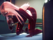 DARLING IN THE FRANXX Zero Two hunts for unsucked cock (3D PORN 60 FPS) 2/16