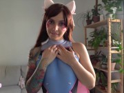 Dva cosplay stripping and twerking 7/16