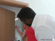 Private Black - Chocolate Chugging Gal Paulina Soul Milks 4 Big Dark Dicks! 5/16