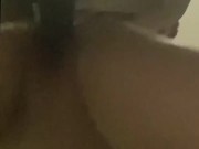 Skinny White Thot Gets Creampied While Taking BBC Backshots! 12/16