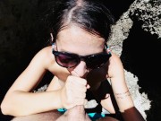 Walking with sexy friend finished with quick fuck in tight pussy and facial cumshot - BrianRush 5/16