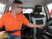 Fake Driving School Massive Tits Babes Dominno And Lady Gang Screw Instructor 2/16