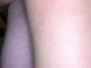 Getting fucked by two guys I just met that day and cumming in my mouth  15/16