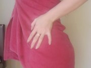 EROTIC DANCE when gwtting out of the shower for my webcam 4/16