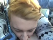 Extreme Public Blowjob on a busy irish road 14/16