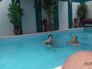 HUNT4K Swimming pool is a nice place for guy to fuck boys GF for cash 3/16