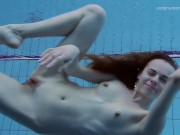 Striped swimsuit and small tits teen Anna Netrebko