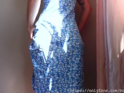 TRY-ON HAUL . Cute Panties Under Dress . 14/16