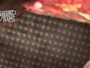 Petite teen with pigtails sucks cock POV style 15/16