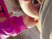 Fitness girl Mia Fire fucked in the field by the car 5/16