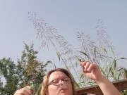 Smoking while coloring a picture for Daddy 16/16