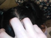 Daddy's Little Angel Sucks His Cock to Make Him Happy Gagging Deepthroat Blowjob POV Pigtails 12/16